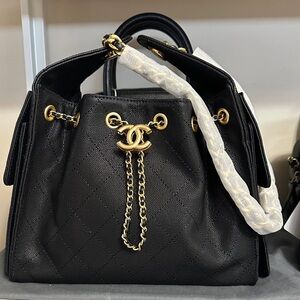 Chic Black Designer Handbag